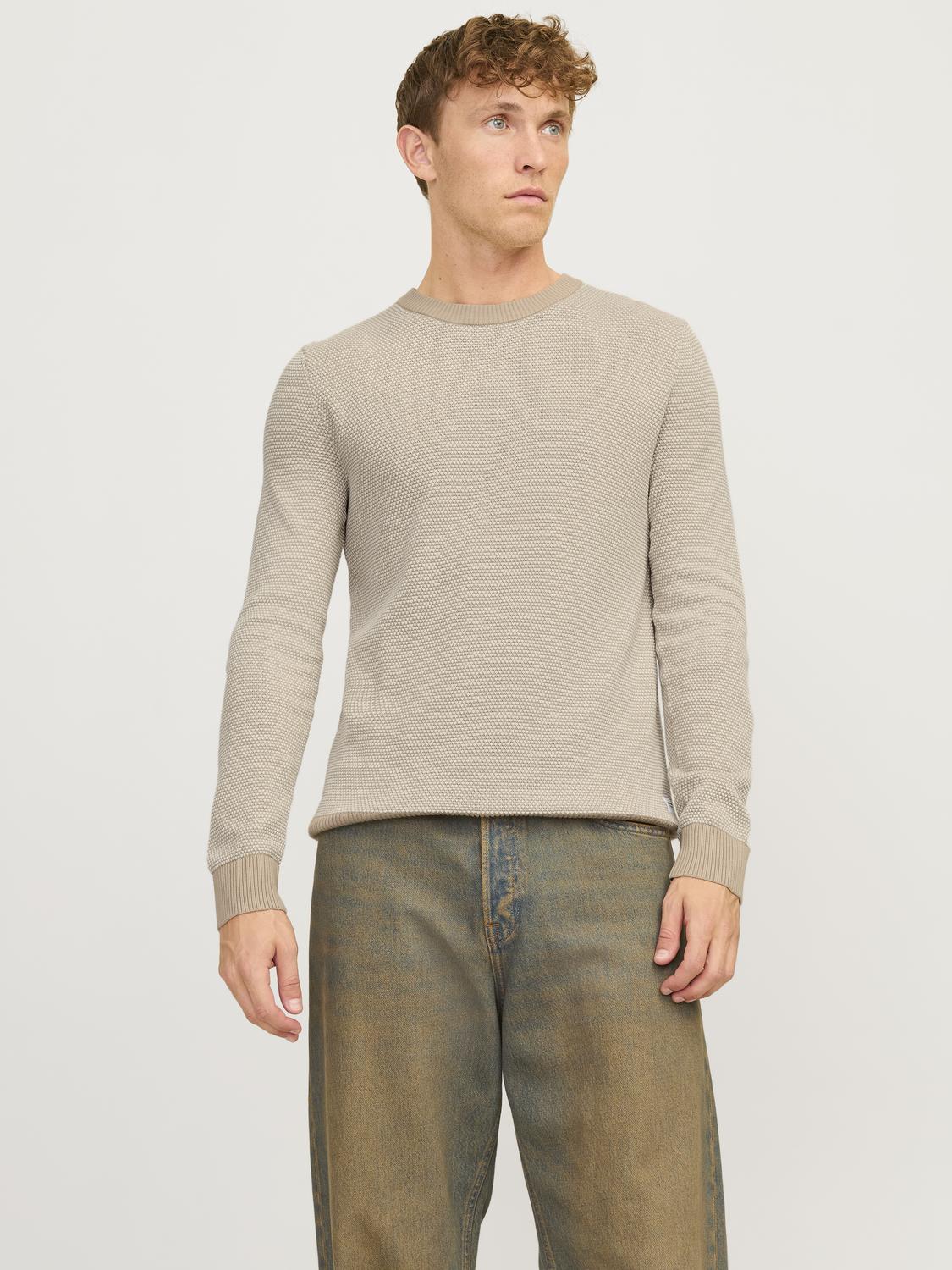 JJEGLOBE KNIT CREW NECK